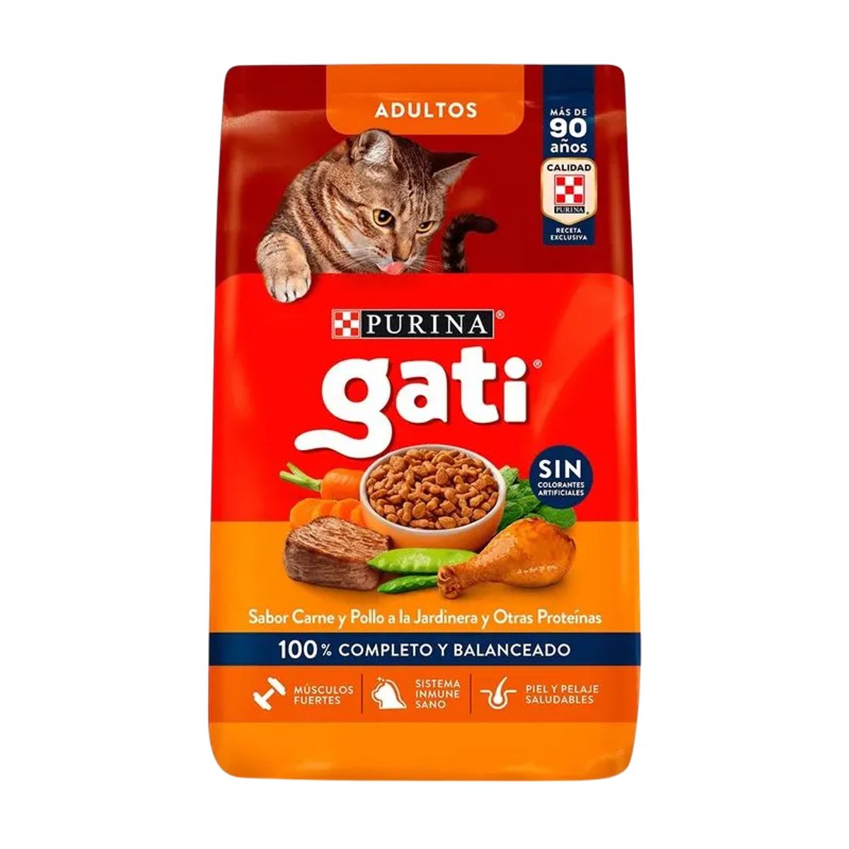 PURINA - Gati carne y pollo a la jardinera 15 kg