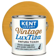 KENT - Pintura Tizada Mate Vintage LuxTiza - GALÓN - MOSTAZA RÚSTICA