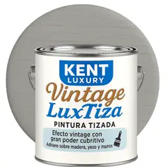 KENT - Pintura Tizada Mate Vintage LuxTiza - GALÓN - GRIS CEMENTO
