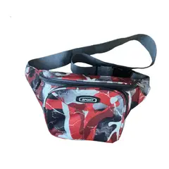 GENERICO - Canguro Banano Riñonera Sport Rojo Negro