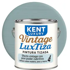 KENT - Pintura Tizada Mate Vintage LuxTiza - GALÓN - CELESTE VINTAGE