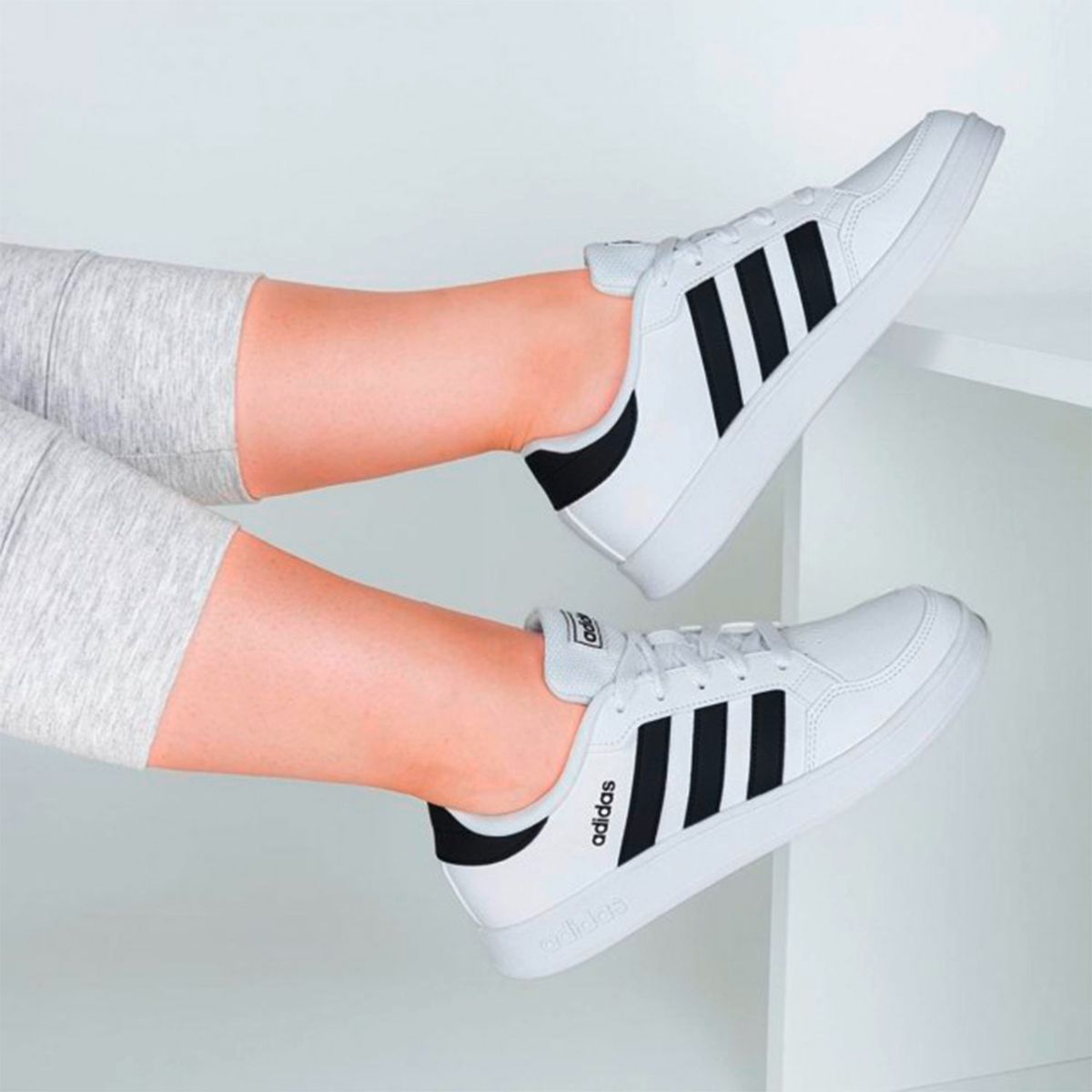ADIDAS - Adidas Breaknet zapatilla urbana mujer blanco