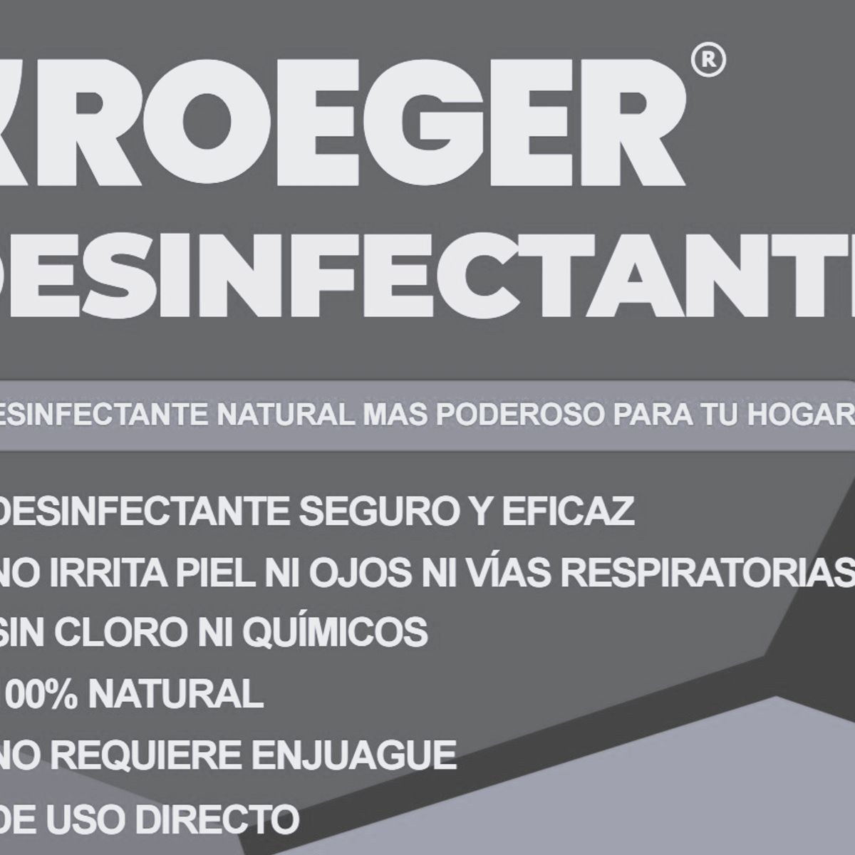 GENERICO - Kroeger Desinfectante El Aleman de la Limpieza