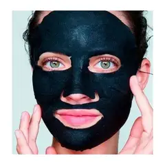 GENERICO - Mascarilla Facial con Esencia de Carbón Natural Exfoliante 10 Pcs