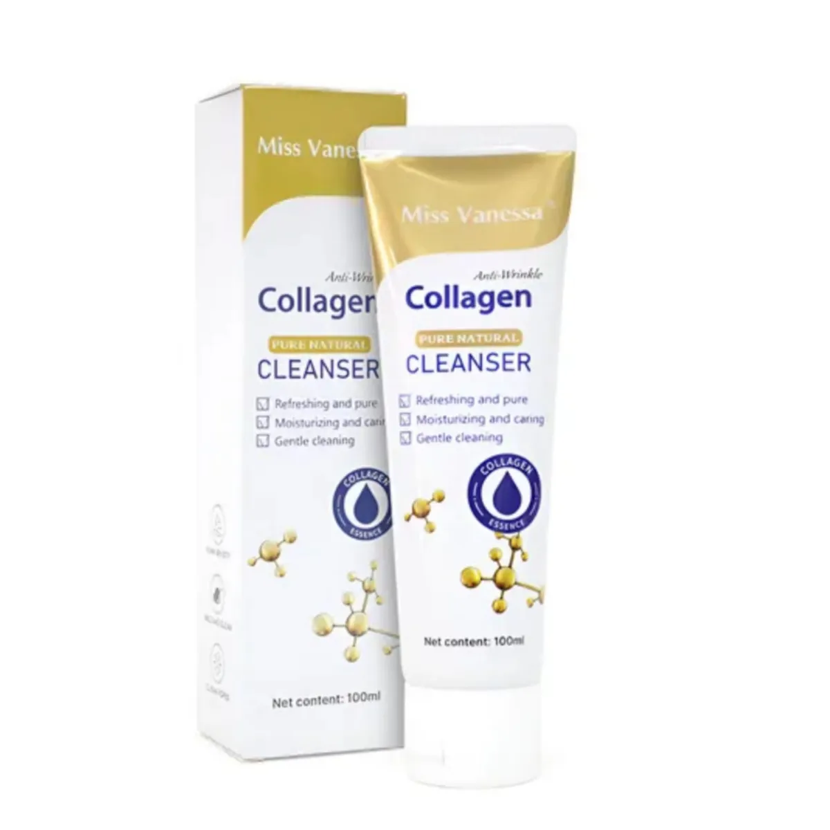 GENERICO - Limpiador Facial Anti-Arrugas  con Colágeno