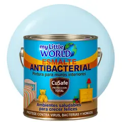 KENT - ESMALTE AGUA - Antibacterial infantil GALON CELESTE NUBE