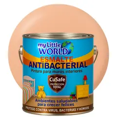 KENT - ESMALTE AGUA - Antibacterial infantil GALON DURAZNO CLARO