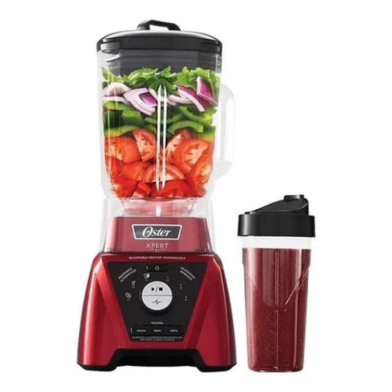 OSTER - Licuadora Xpert Series Control Textura Blend N Go Blst3brpg Color Rojo