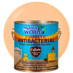 KENT - ESMALTE AGUA - Antibacterial infantil GALON MELÓN CLARO