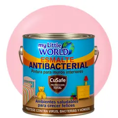 KENT - ESMALTE AGUA - Antibacterial infantil GALON ROSA BEBÉ