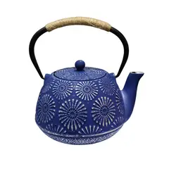 COLETTE - Tetera De Hierro Fundido Japonesa Azul