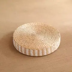 GENERICO - Cojín De Suelo Japonés Tejido A Mano Para Sentarse 40X10CM