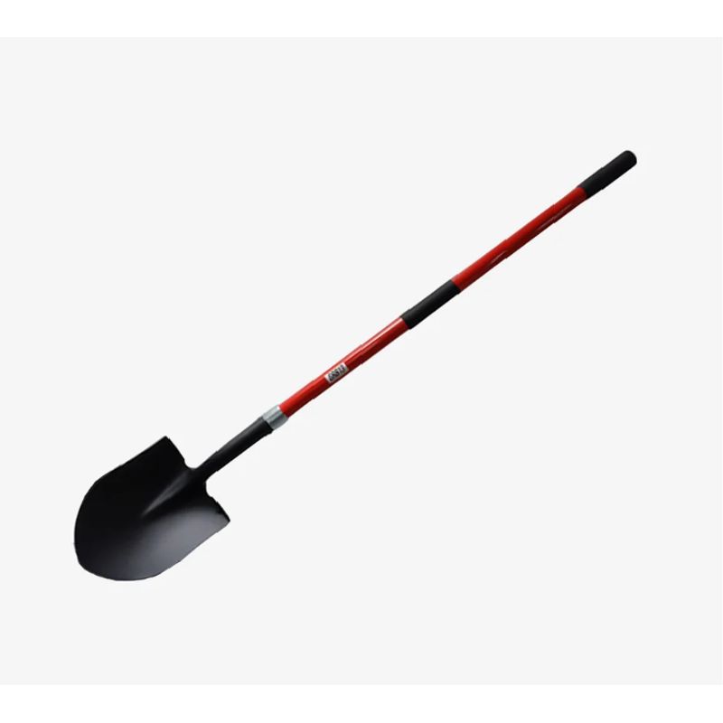 GENERAL - Pala Punta Huevo Mango Fibra De Vidrio Largo Grosver