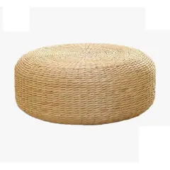 GENERICO - Cojín De Suelo Japonés Tejido A Mano Para Sentarse 40x20CM