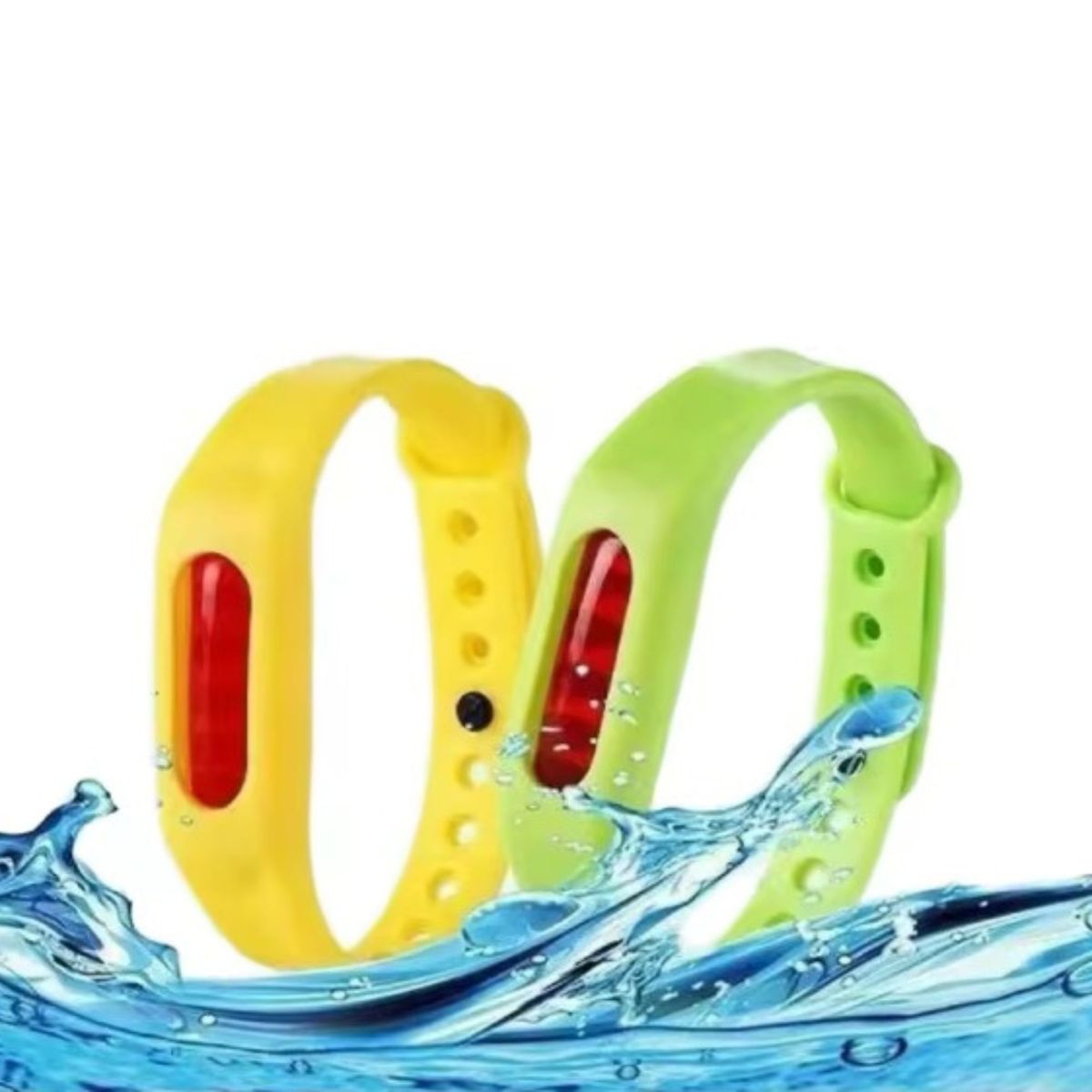 GENERICO - Set de Protección de 4 Pulseras Repelentes de Mosquitos y Zancudos