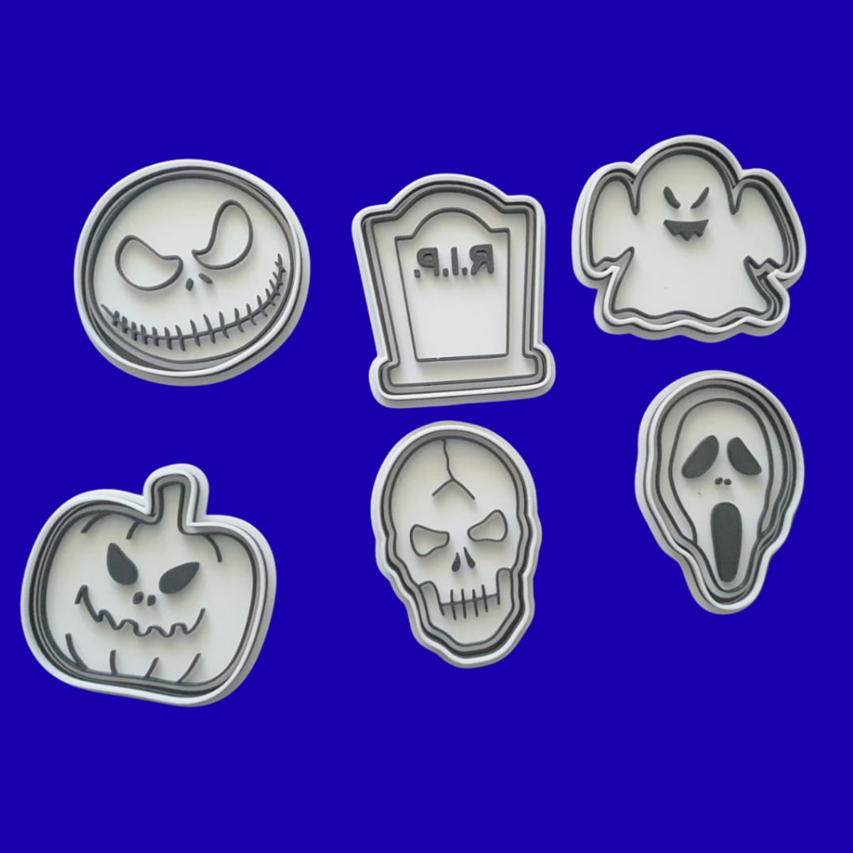 GENERICO - Set 6 Cortadores De Galletas Halloween 8 Cm pack #4