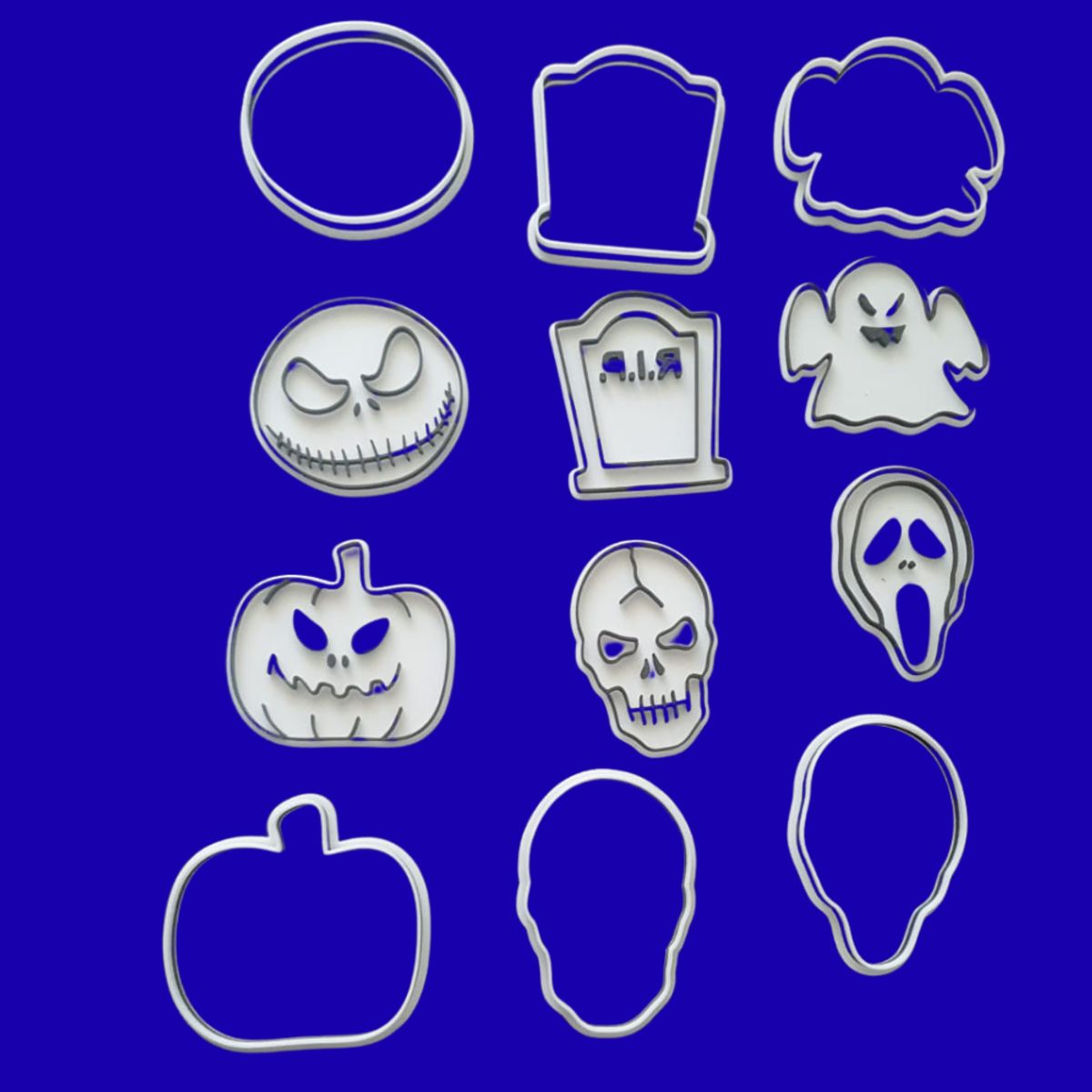 GENERICO - Set 6 Cortadores De Galletas Halloween 8 Cm pack #4
