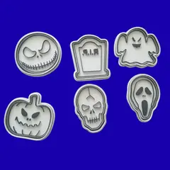 GENERICO - Set 6 Cortadores De Galletas Halloween 6 Cm pack #4