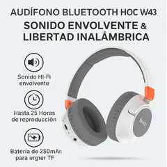 HOCO - Audífono Bluetooth W43 Blanco