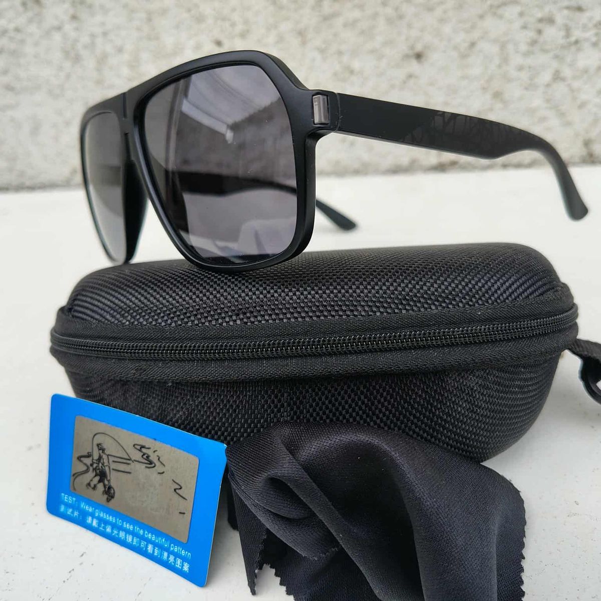 GENERICO - Lentes Gafas de sol Grandes xl 61mm polarizados TR90