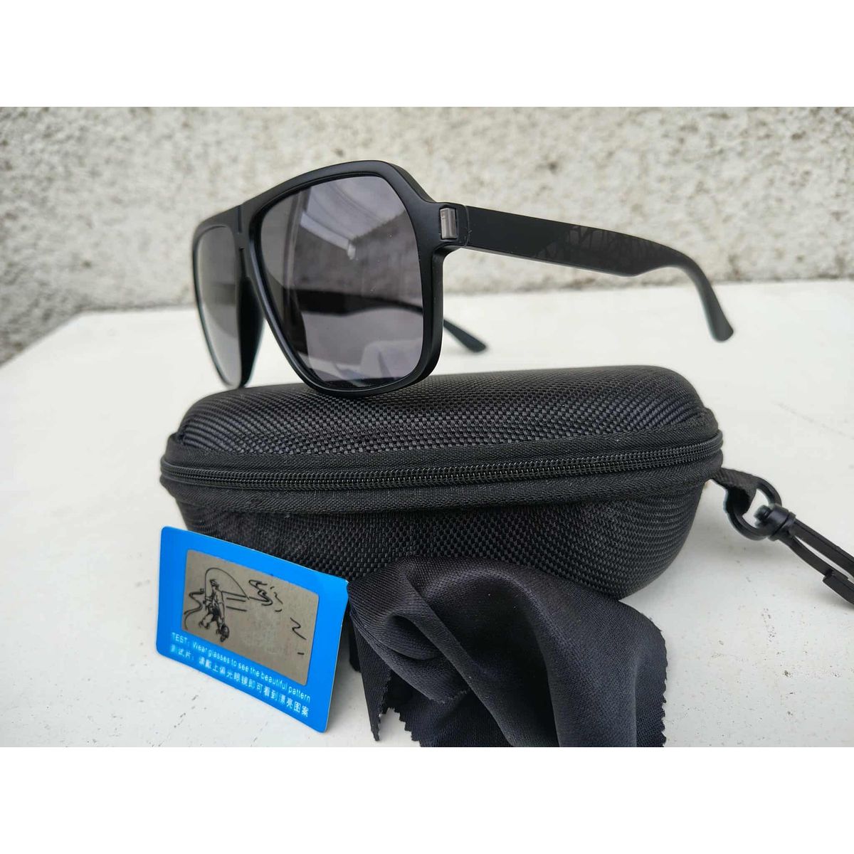 GENERICO - Lentes Gafas de sol Grandes xl 61mm polarizados TR90