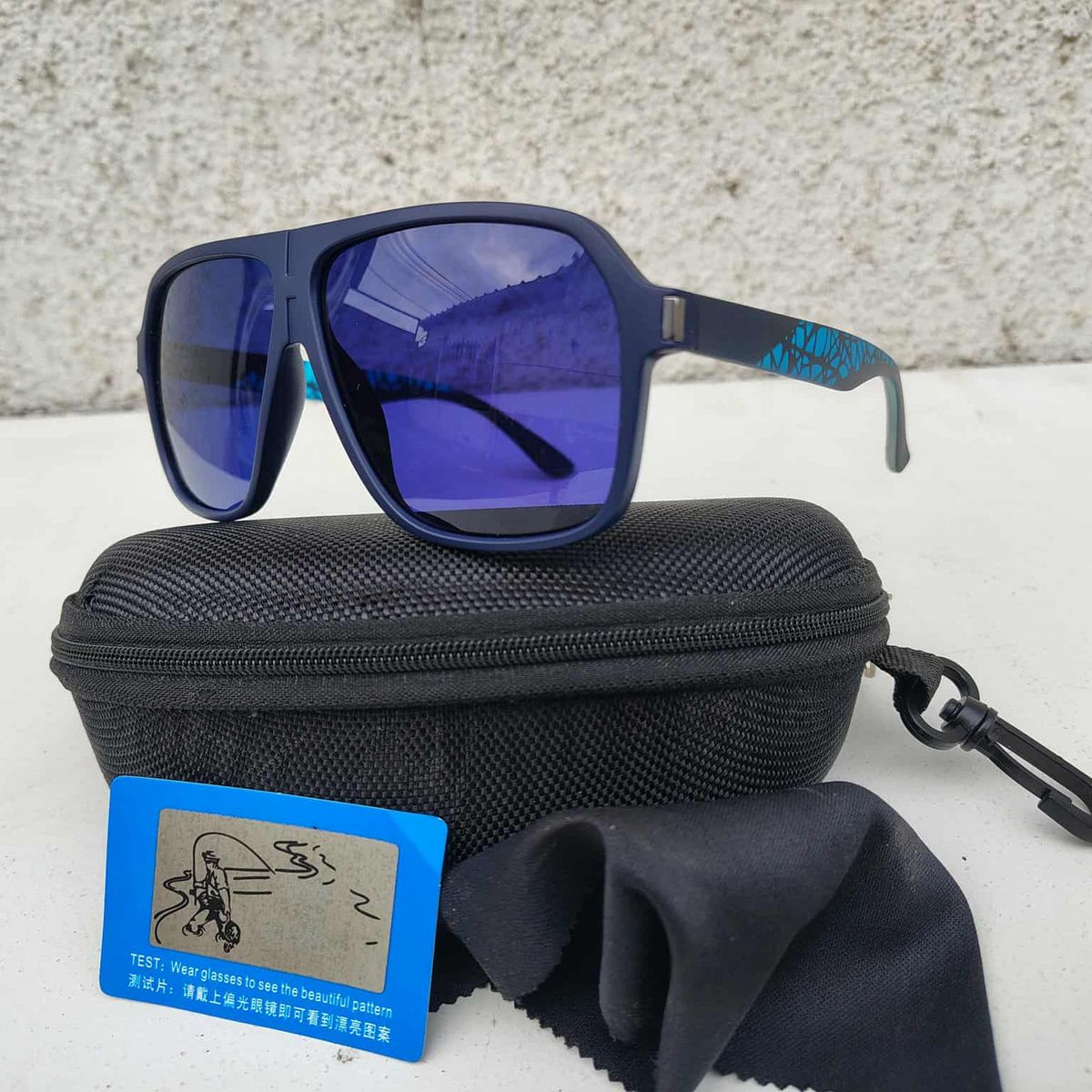 GENERICO - Lentes Gafas de sol Grandes xl 61mm polarizados TR90