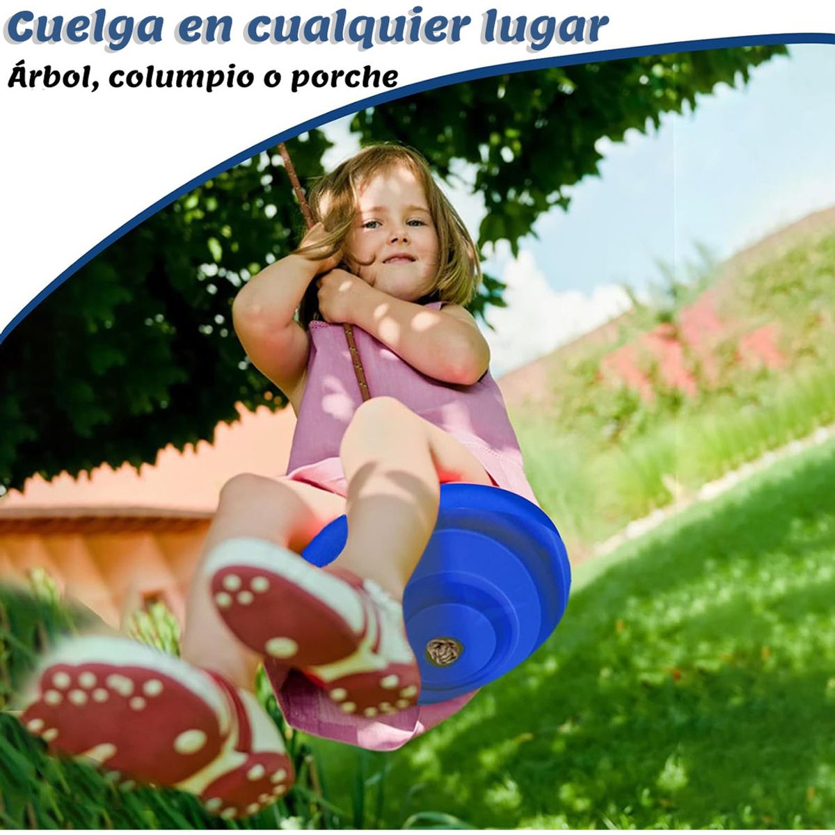 GENERICO - Columpio De Disco Giratorio Para Niños Regalos De Navidad