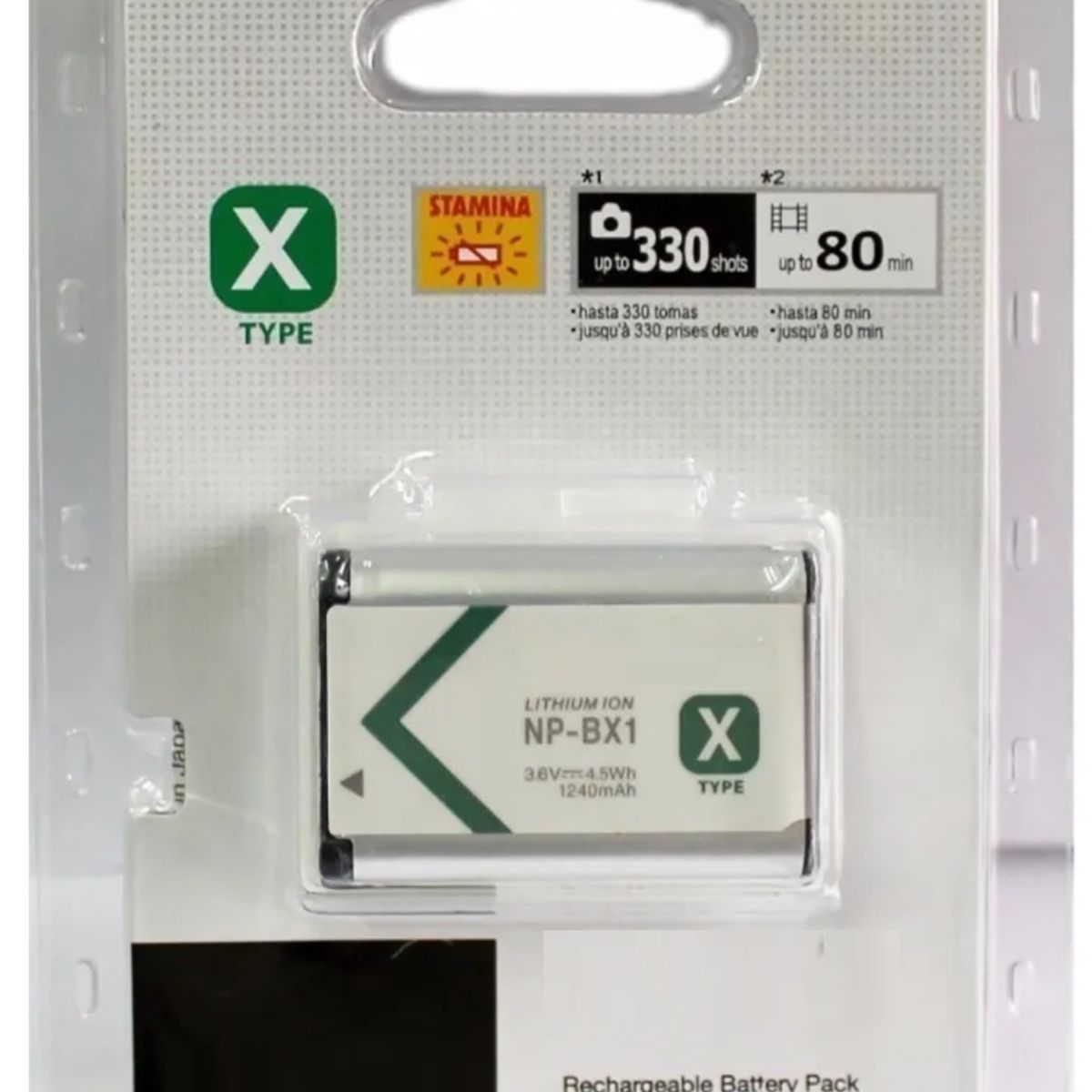 Bateria NP-BX1 para RX100 M7 M6 M5 M4 M3 x3000r as500 WX350 WX300, marca GENERICO - Foto 2