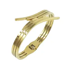 GENERICO - Pulsera Brazalete de Acero Inoxidable Incluye Caja