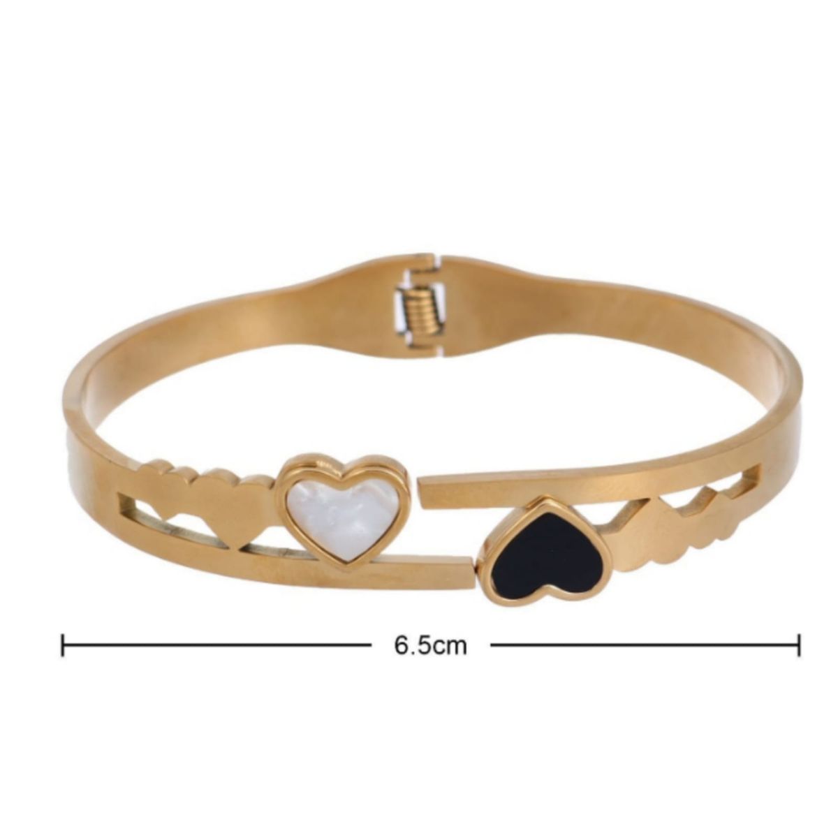 GENERICO - Pulsera Brazalete de Acero Inoxidable Duo Incluye Caja