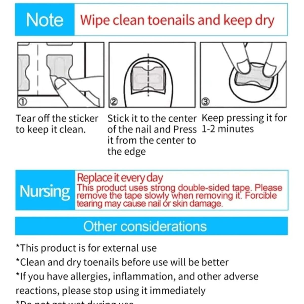 GENERICO - Kit de Corrección de Uñas Encarnadas