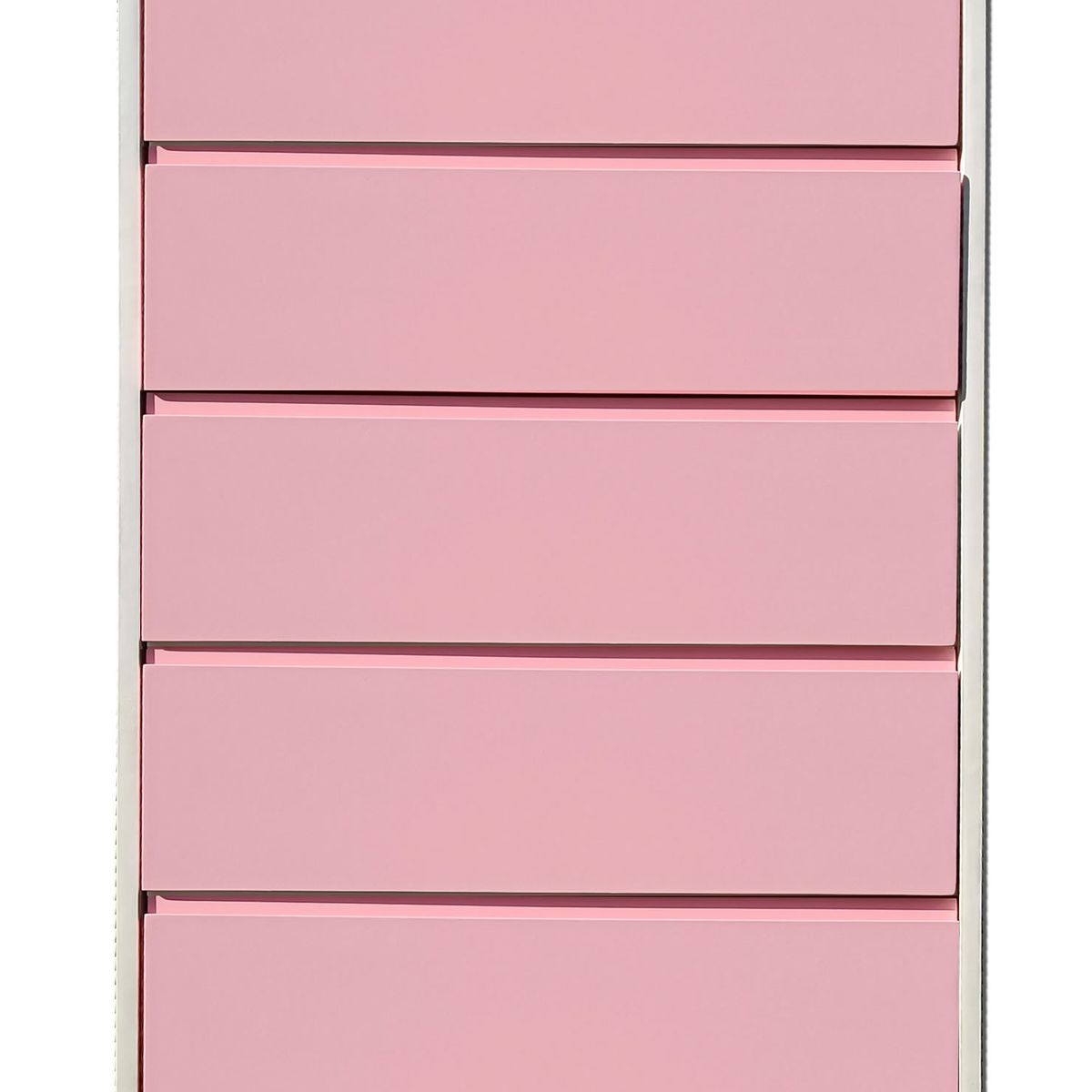 DECORACION CREATIVA - Cajonera Rosado Pastel 5 cajones Minimal