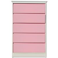 Cajonera Rosado Pastel 5 cajones Minimal