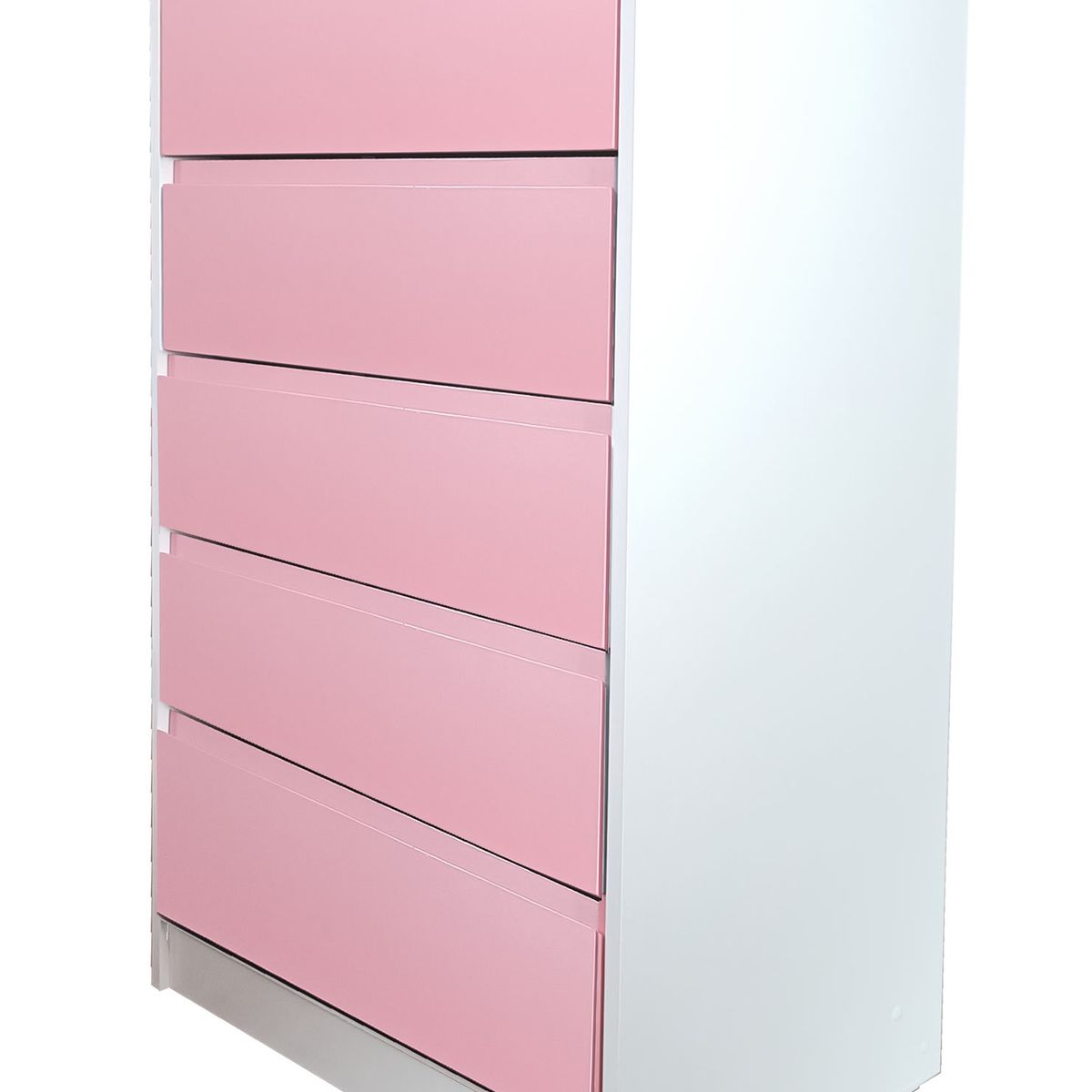 DECORACION CREATIVA - Cajonera Rosado Pastel 5 cajones Minimal