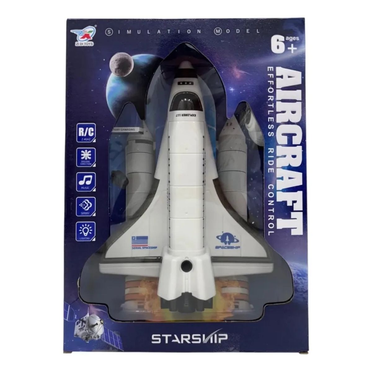 GENERICO - Juguete Nave Espacial A Control Remoto Para Niños