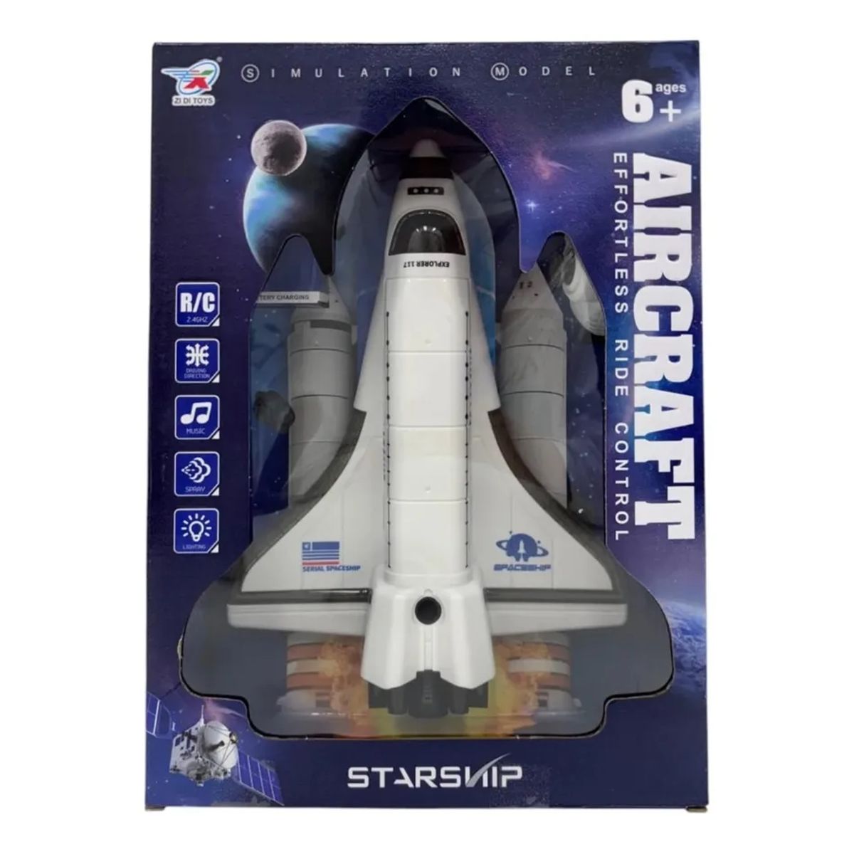 GENERICO - Juguete Nave Espacial A Control Remoto Para Niños