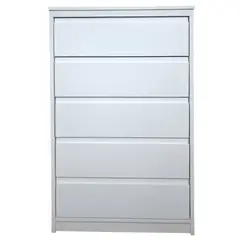 DECORACION CREATIVA - Cajonera Blanca 5 cajones Minimal.