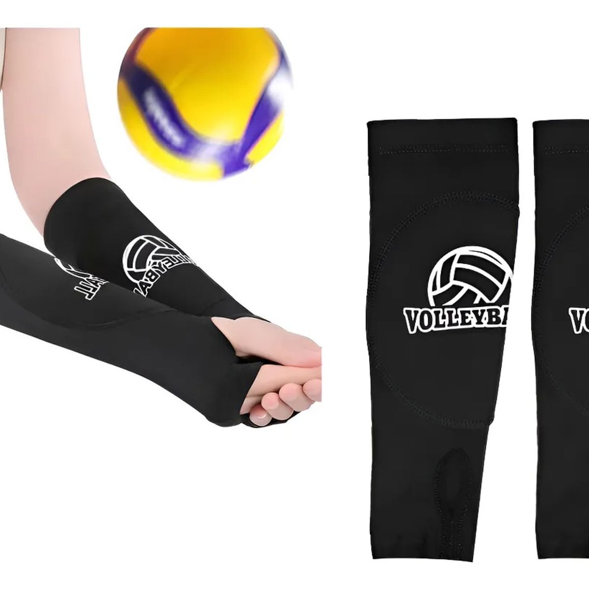 GENERICO - Mangas Protección Para Profesional Voleibol Mujer Brazo 2x