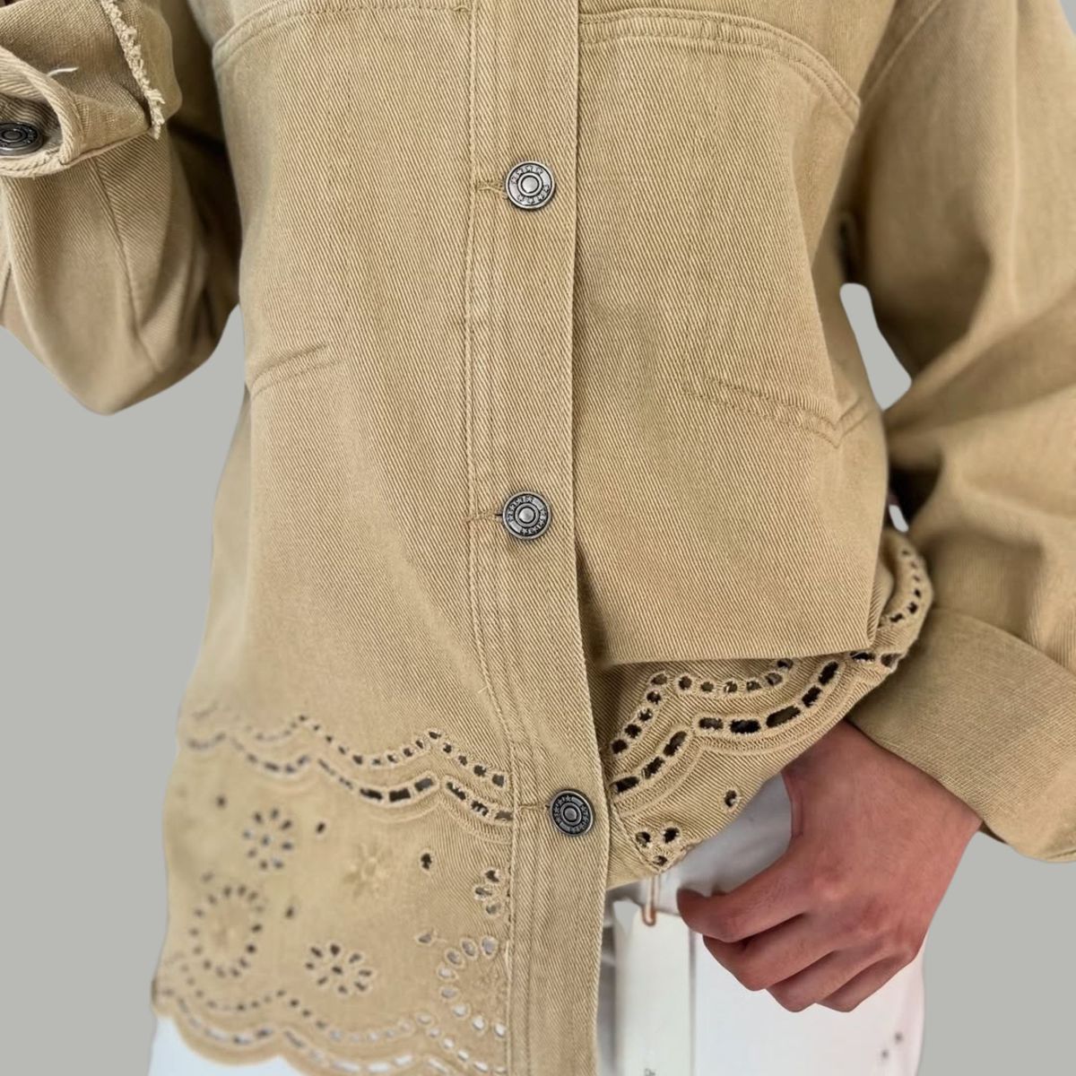 ARRAKASTA - Chaqueta de mezclilla con cierre