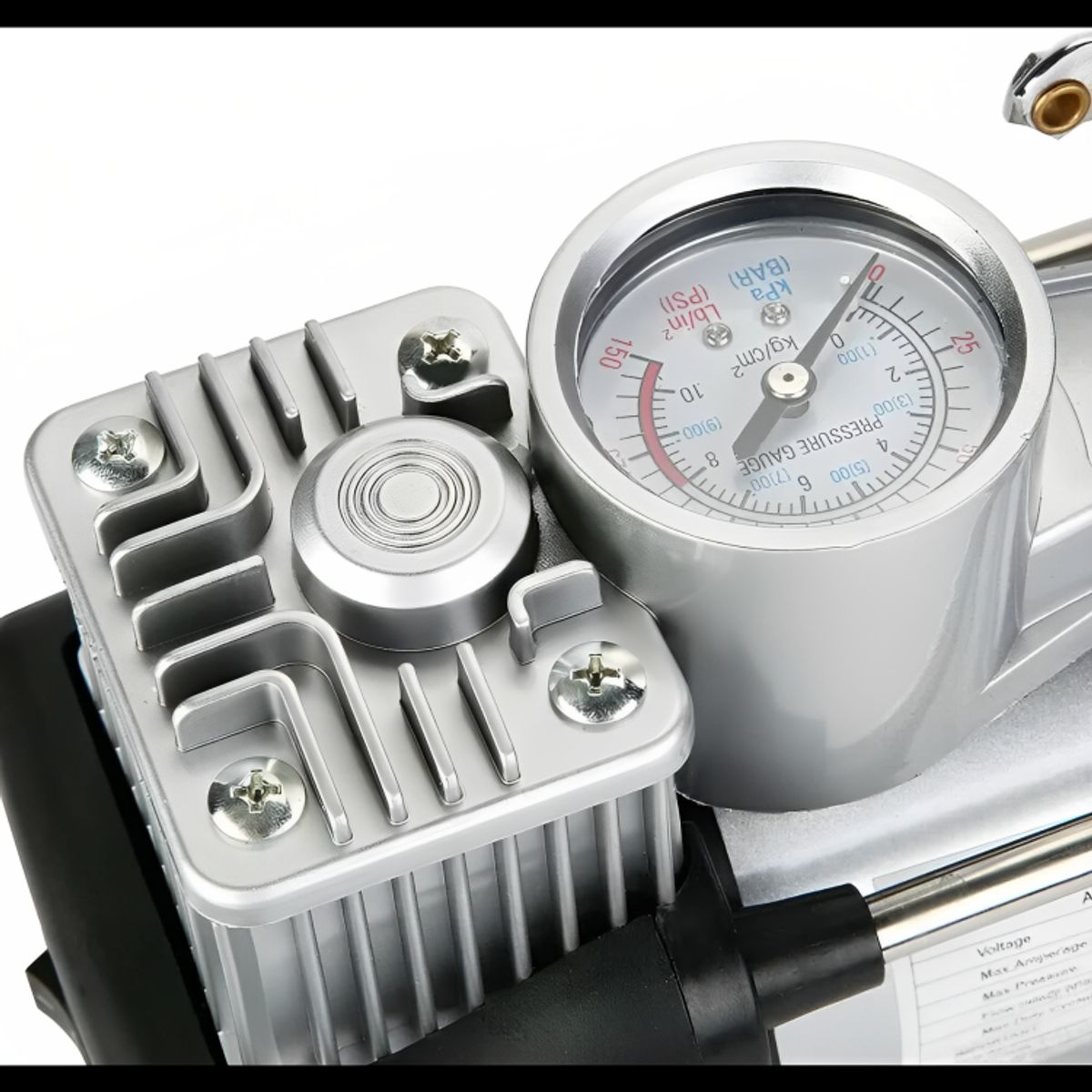 GENERICO - Compresor De Aire Doble Cilindro 12v Inflador Neumaticos