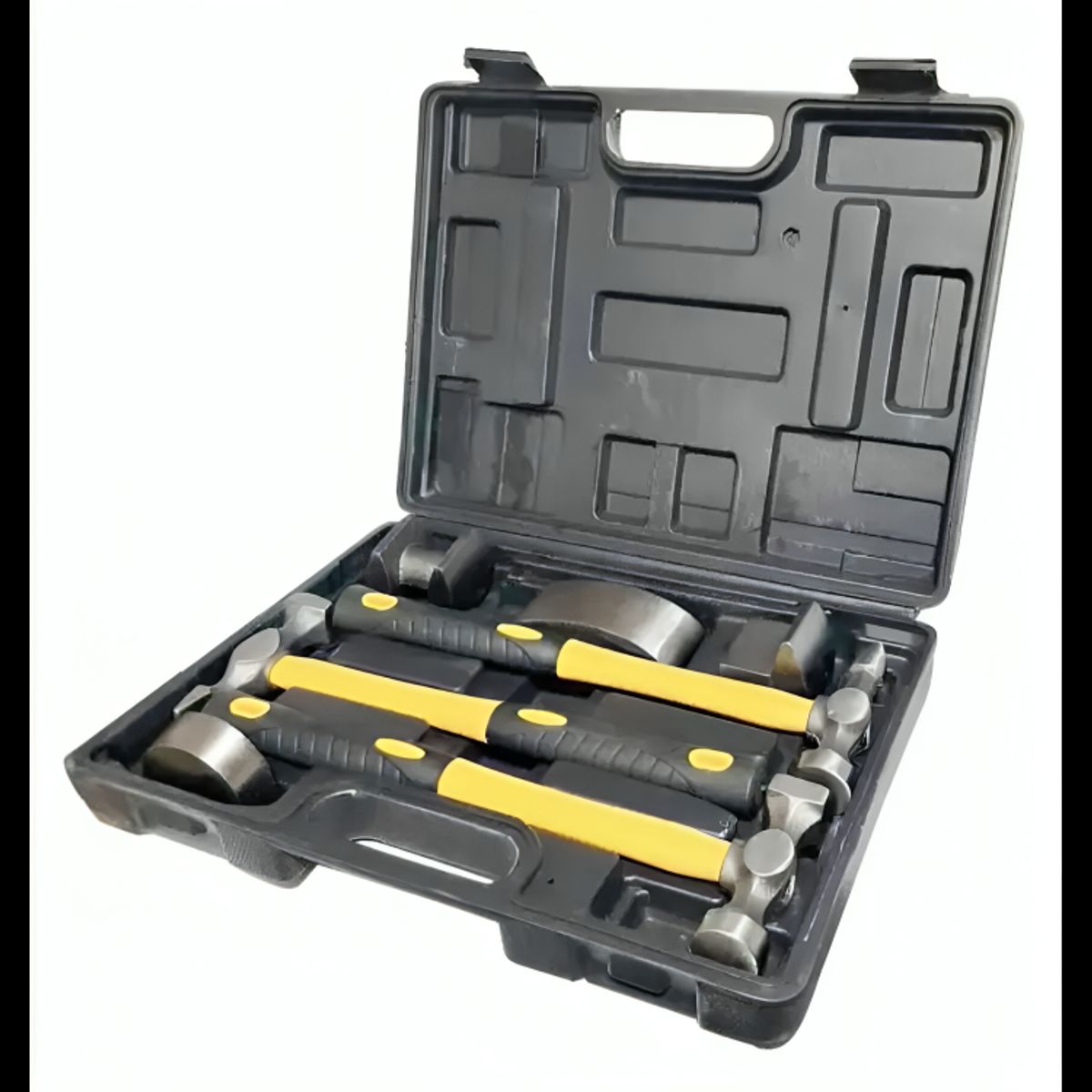 GENERICO - Kit Desabollador Martillo Set 7 Piezas Reparación Carrocería