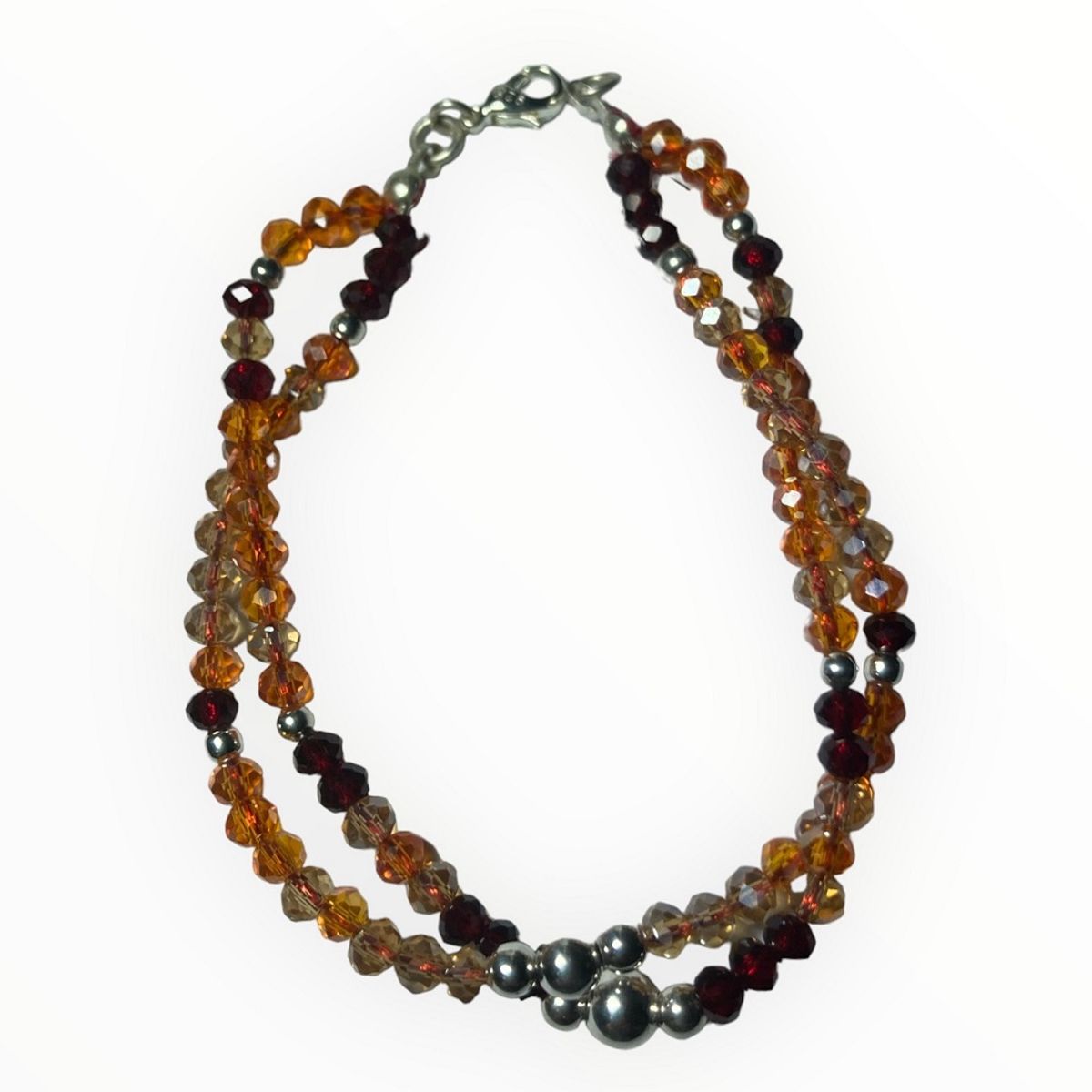 TAETHAI - Pulsera de Cristales de roca y plata 925