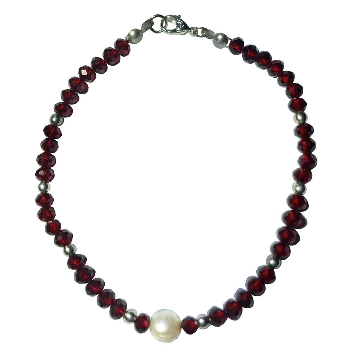 TAETHAI - Pulsera de plata 925 y Cristales