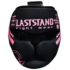 GENERICO - Casco de Boxeo Laststand Fight Gear Pro NegroRosa