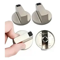 GENERICO - 4 Piezas Perillas Encimeras Y Hornos, Material Metálicas