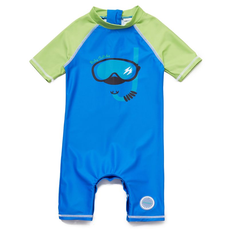 BONVERANO - Traje De Baño Bebé Niños Protección Solar UV Con Broches YKK