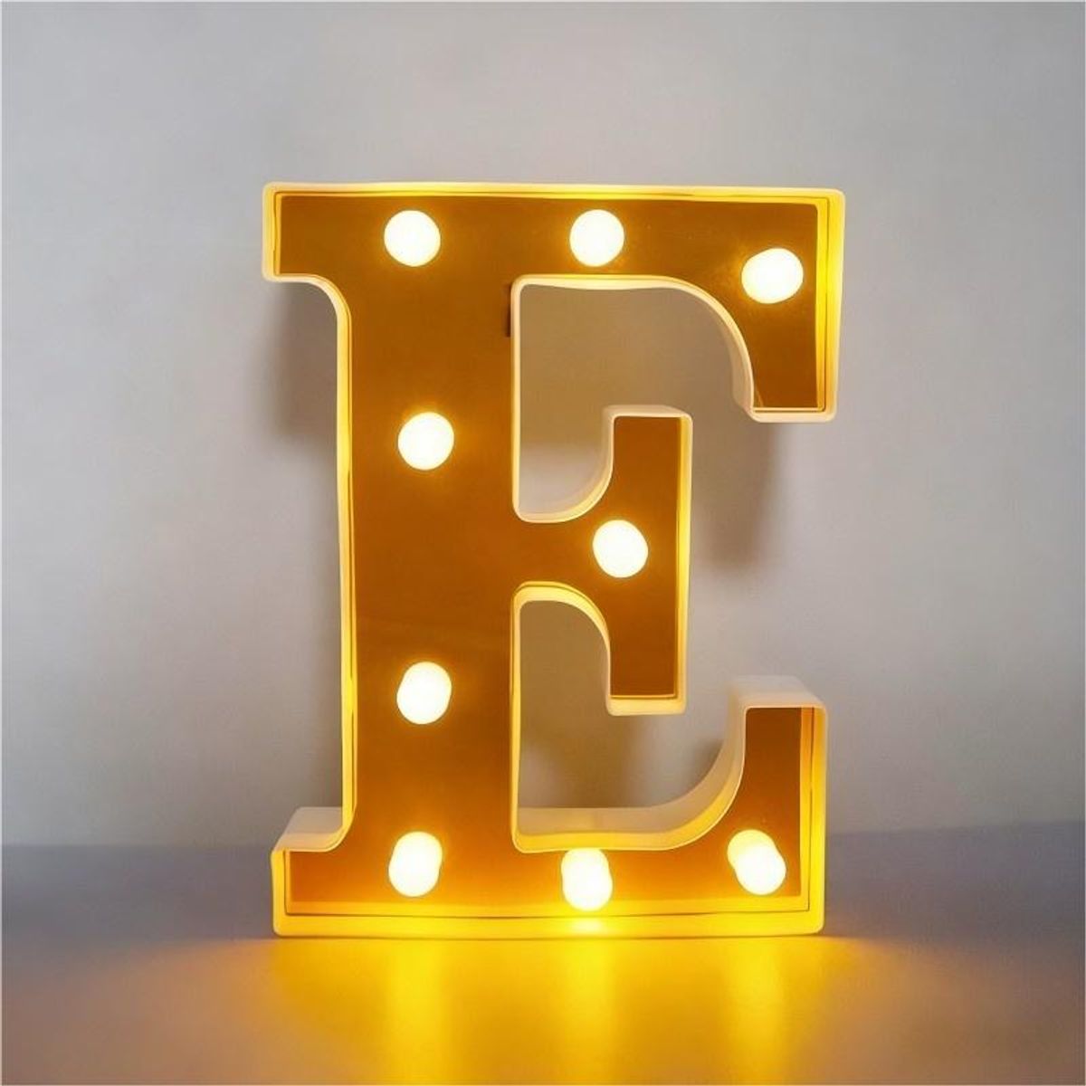 GENERICO - Letras Decorativas Con Luces Led «E»