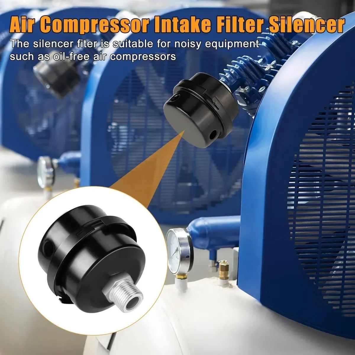 GENERICO - Filtro De Aire Compresor 16mm Metal