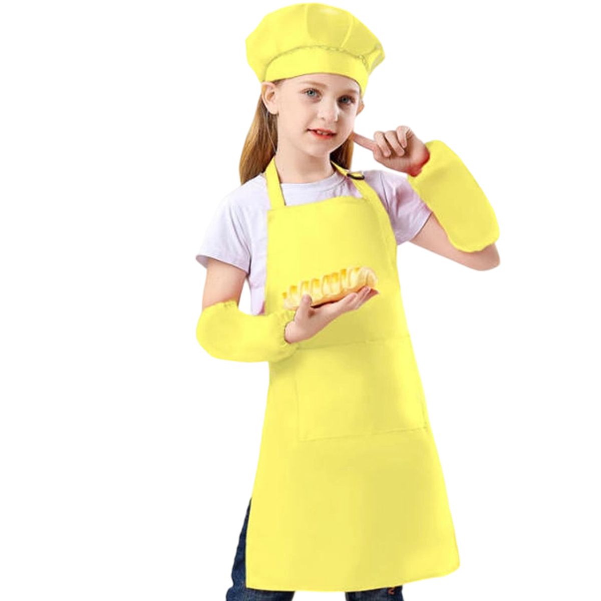 ATURE - Set Delantal Y Gorro Chef Infantil Y Mangas