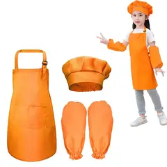ATURE - Set Delantal Y Gorro Chef Infantil Y Mangas